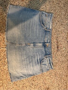 Zara Light Blue Denim Skirt